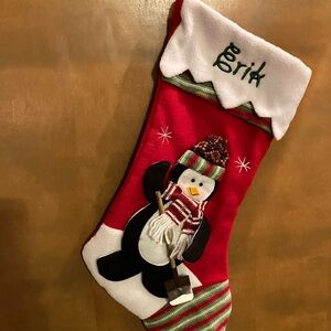“ERIK”.  NEW CHRISTMAS STOCKING D 20” LONG VERY WELL MADE LQQK🎄❤️👀🎁